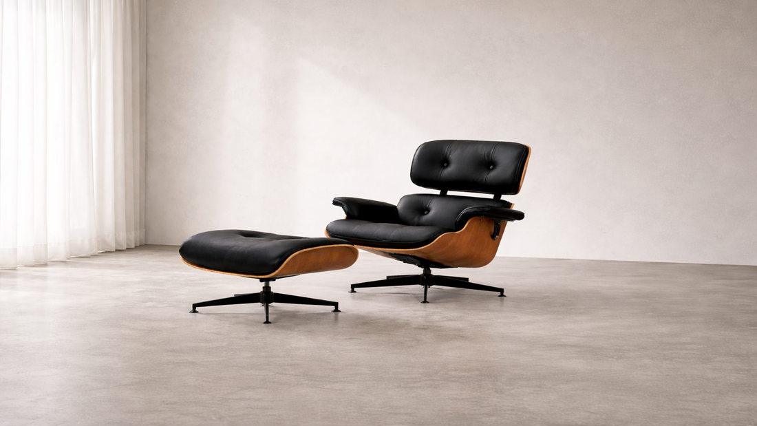 Eames Lounge Chair and Ottoman in Modern Interior