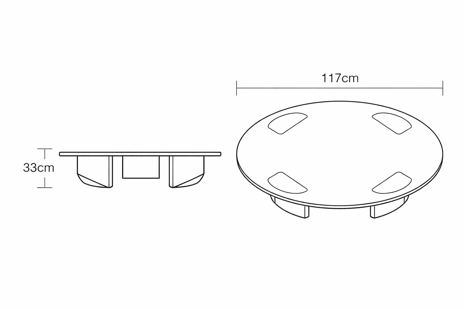 Floating Marble Coffee Table