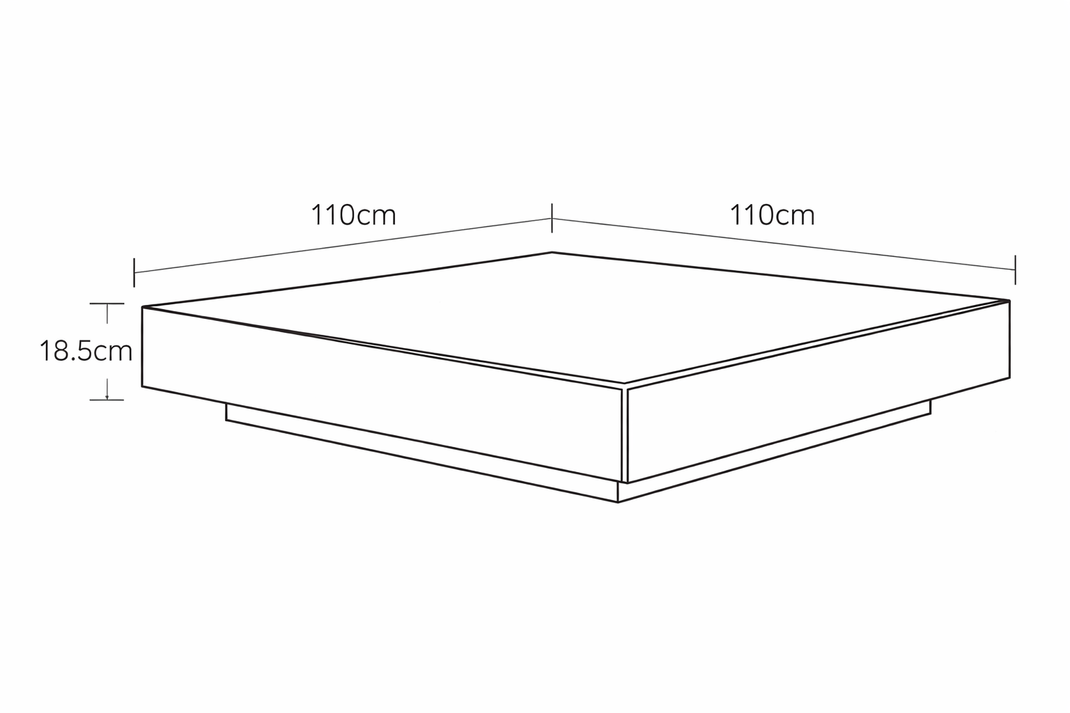 Low Profile Coffee Table