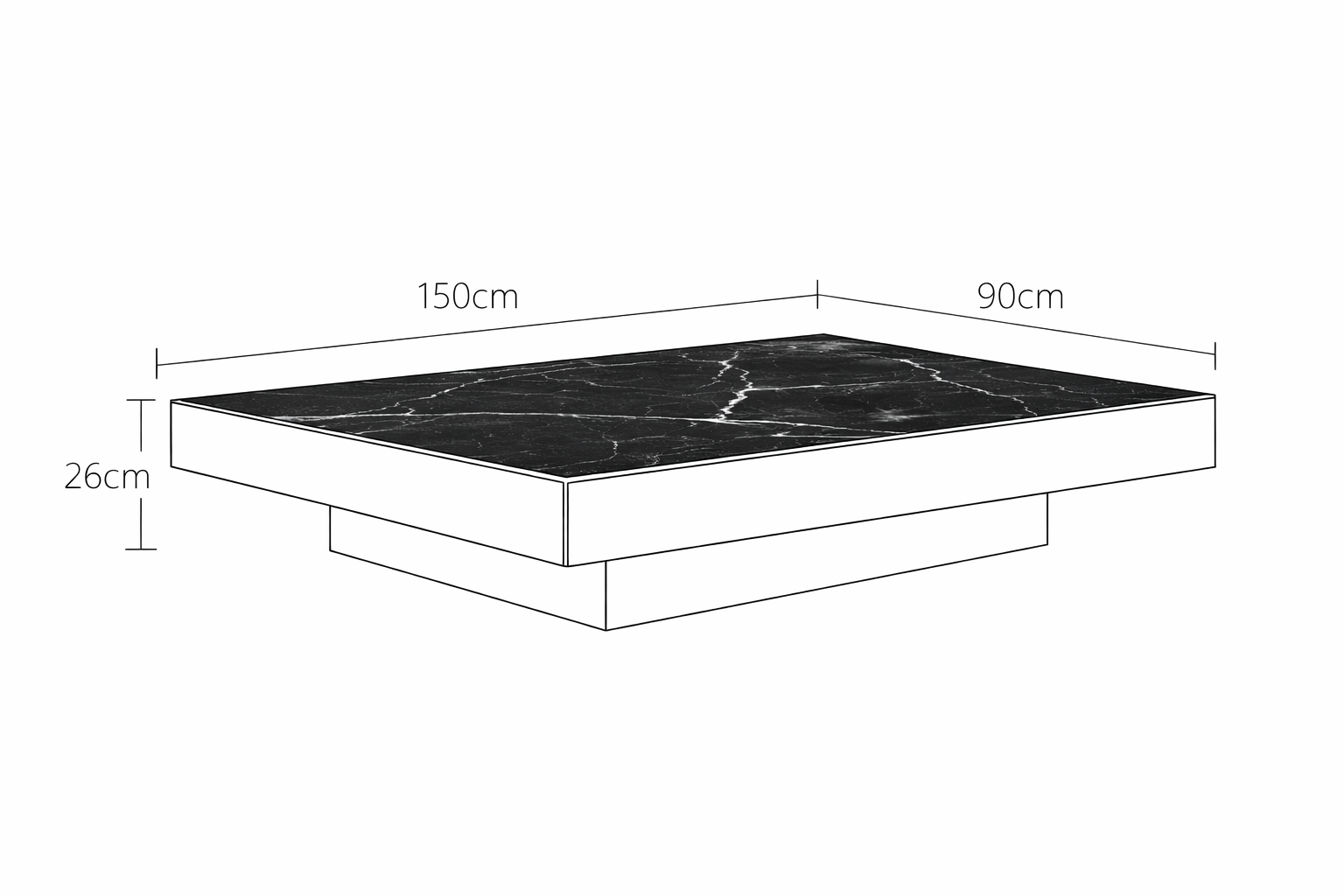 Statement Marble Coffee Table