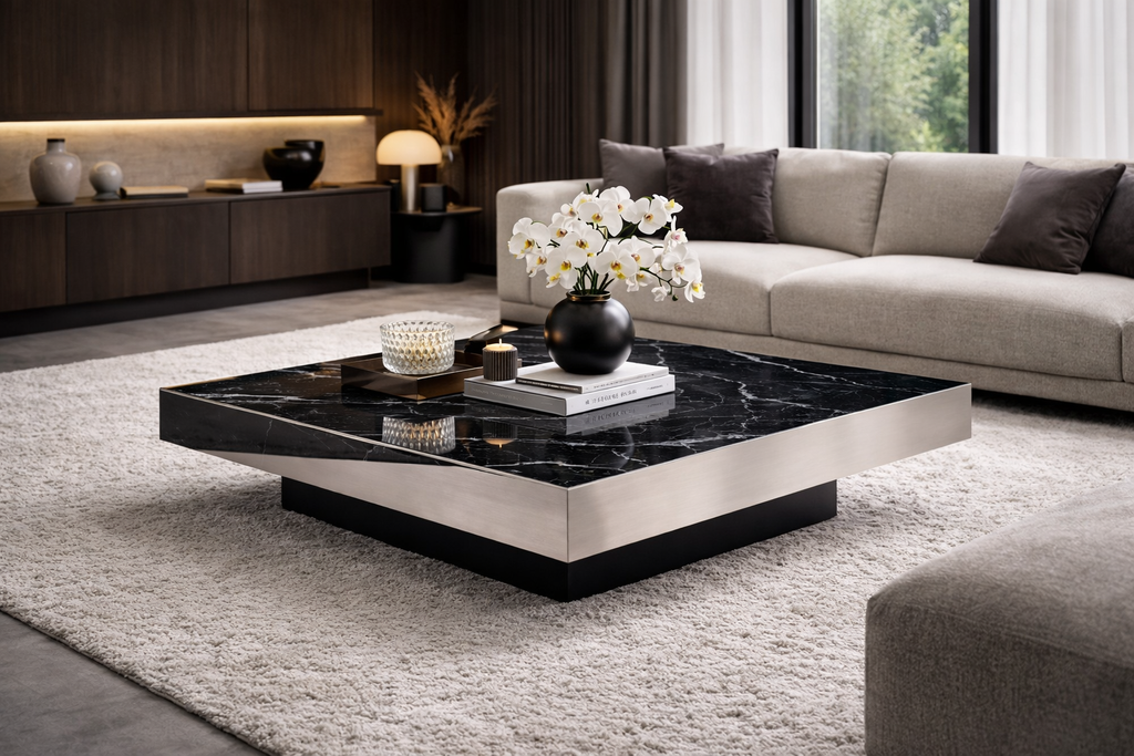 Statement Marble Coffee Table