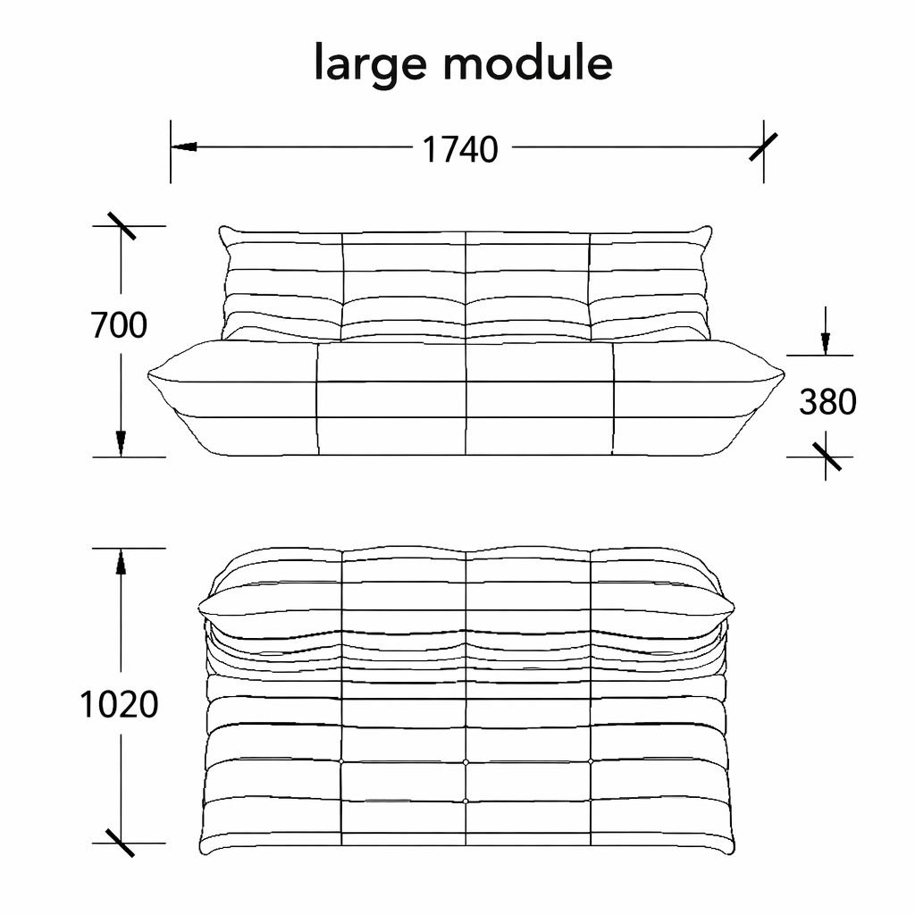 Togo Sofa Velvet